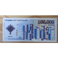 ♣ 현대 10만원권 x2.000장 (+ envelope. 封套)〔예약〕 ☎